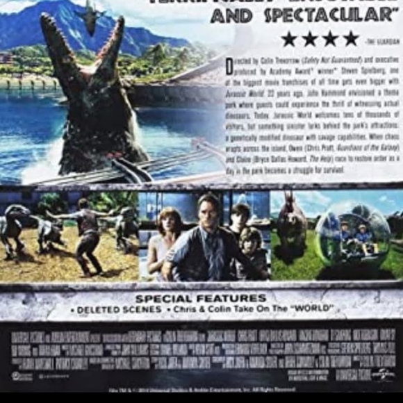 Jurassic World DVD - Picture 2 of 4